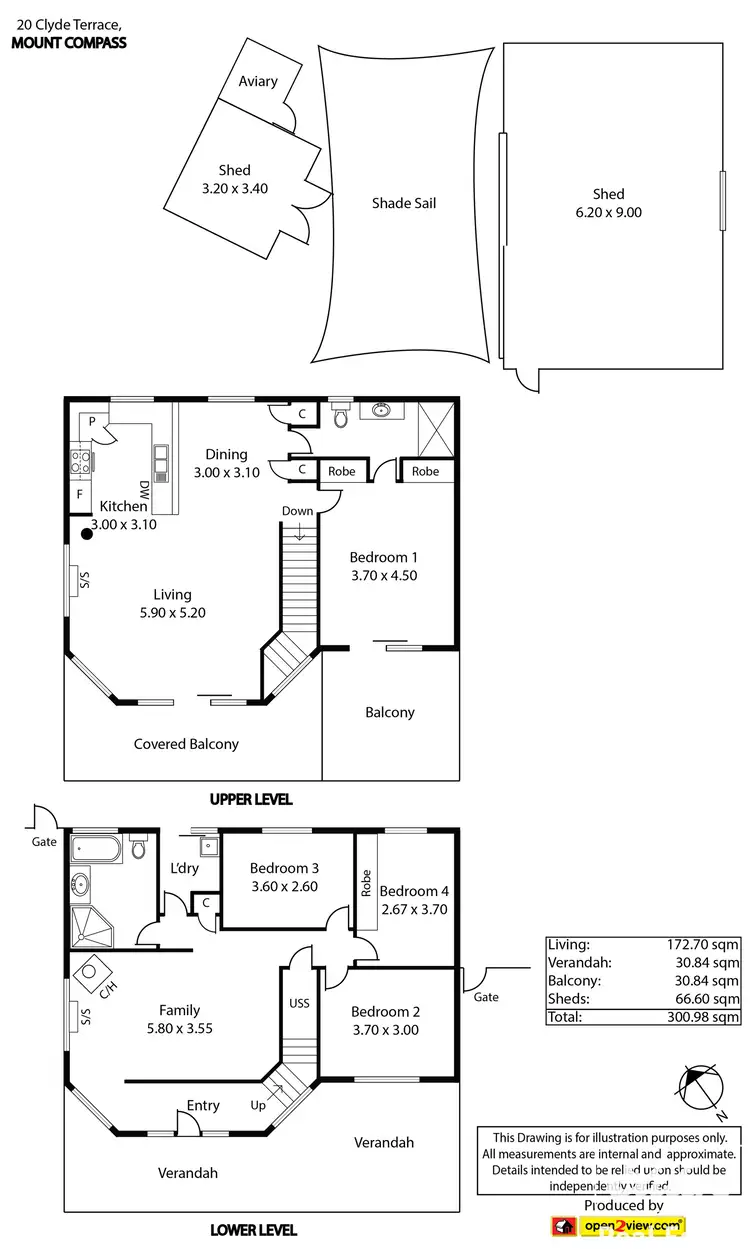 Floorplan of Homely house listing, 20 Clyde Terrace, Mount Compass SA 5210