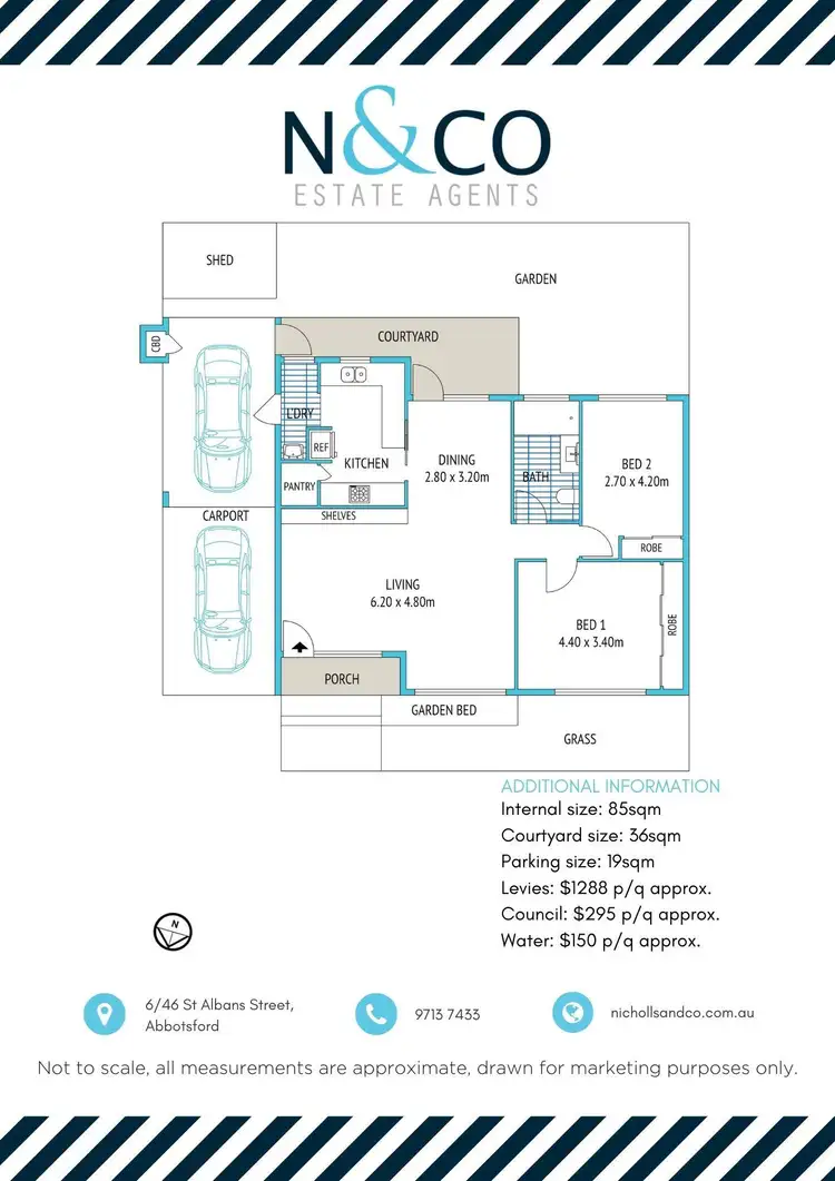 Floorplan of Homely villa listing, 6/46 St Albans Street, Abbotsford NSW 2046