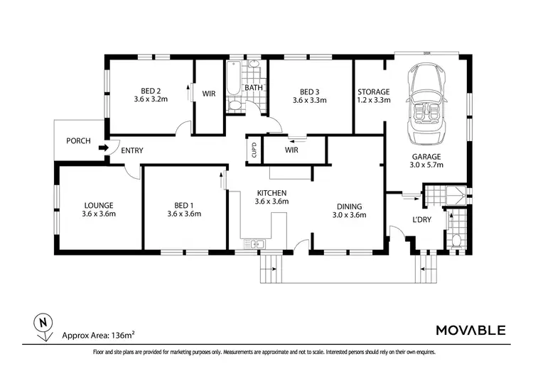 Floorplan of Homely house listing, 6 Kerry Avenue, Elermore Vale NSW 2287