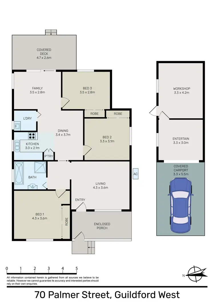 Floorplan of Homely house listing, 70 Palmer Street, Guildford NSW 2161