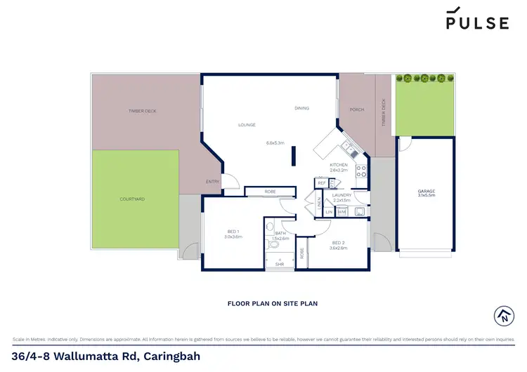 Floorplan of Homely villa listing, 36/4-8 Wallumatta Road, Caringbah NSW 2229