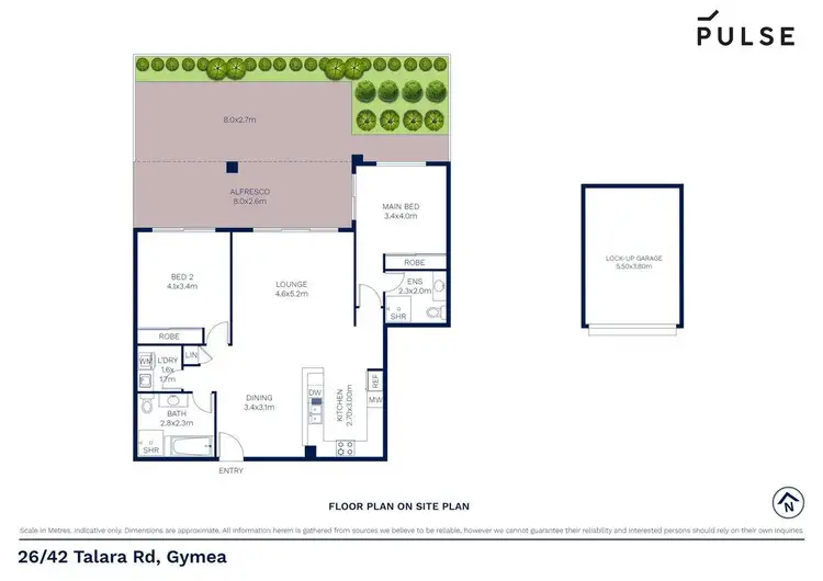 Floorplan of Homely apartment listing, 26/42 Talara Road, Gymea NSW 2227