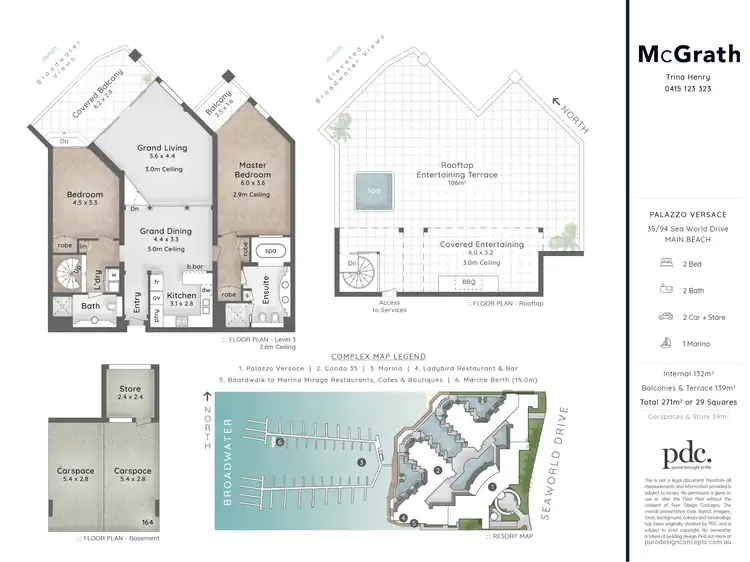 Floorplan of Homely apartment listing, 35/94 Seaworld Drive, Main Beach QLD 4217