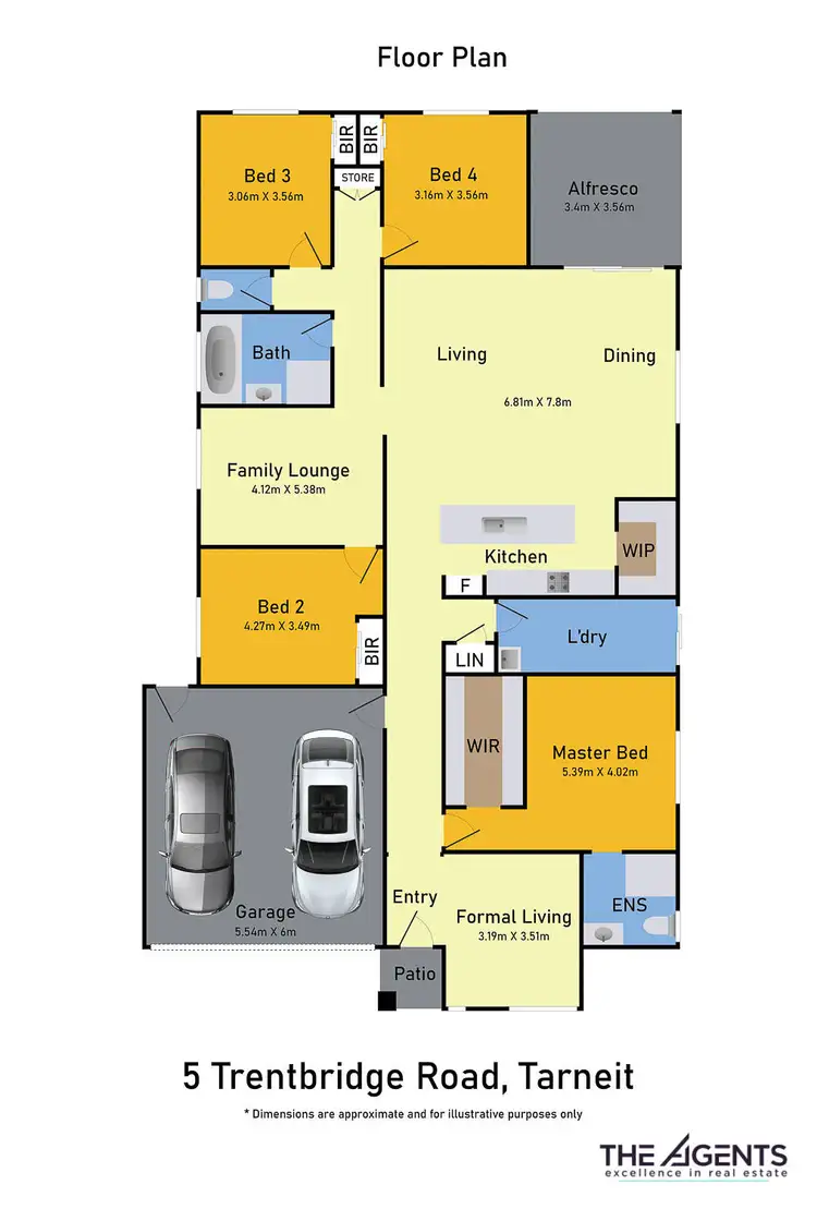 Floorplan of Homely house listing, 5 Trentbridge Road, Tarneit VIC 3029
