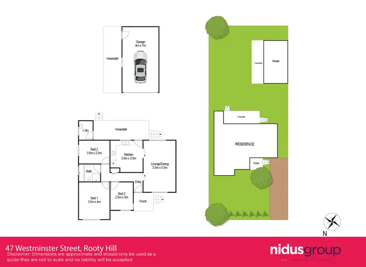 Floorplan of Homely house listing, 47 Westminster Street, Rooty Hill NSW 2766