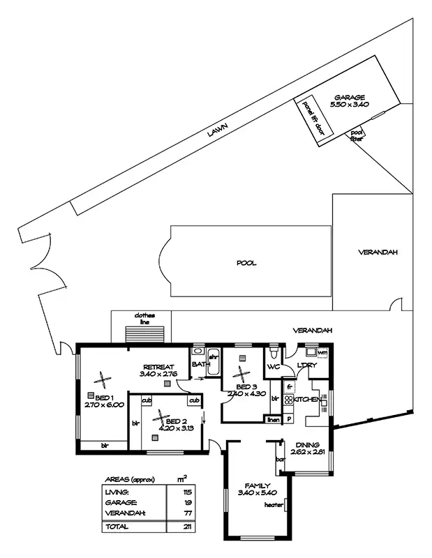 Floorplan of Homely house listing, 21 Jarvis Road, Elizabeth Vale SA 5112