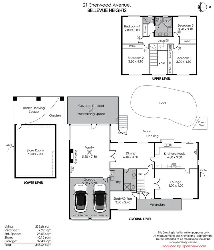 Floorplan of Homely house listing, 21 Sherwood Avenue, Bellevue Heights SA 5050