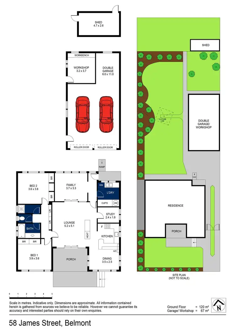 Floorplan of Homely house listing, 58 James Street, Belmont VIC 3216