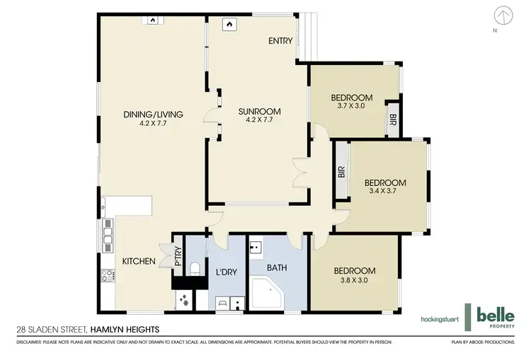 Floorplan of Homely house listing, 28 Sladen Street, Hamlyn Heights VIC 3215