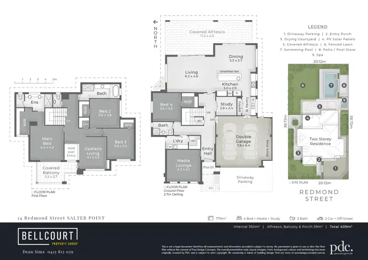 Floorplan of Homely house listing, 14 Redmond Street, Salter Point WA 6152