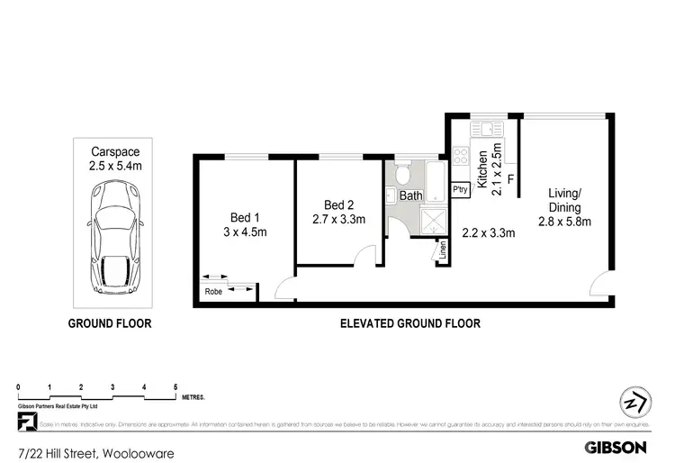 Floorplan of Homely apartment listing, 7/22 Hill Street, Woolooware NSW 2230
