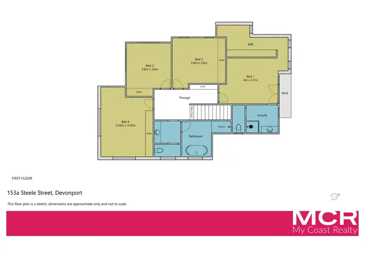 Floorplan of Homely house listing, 153A Steele Street, Devonport TAS 7310