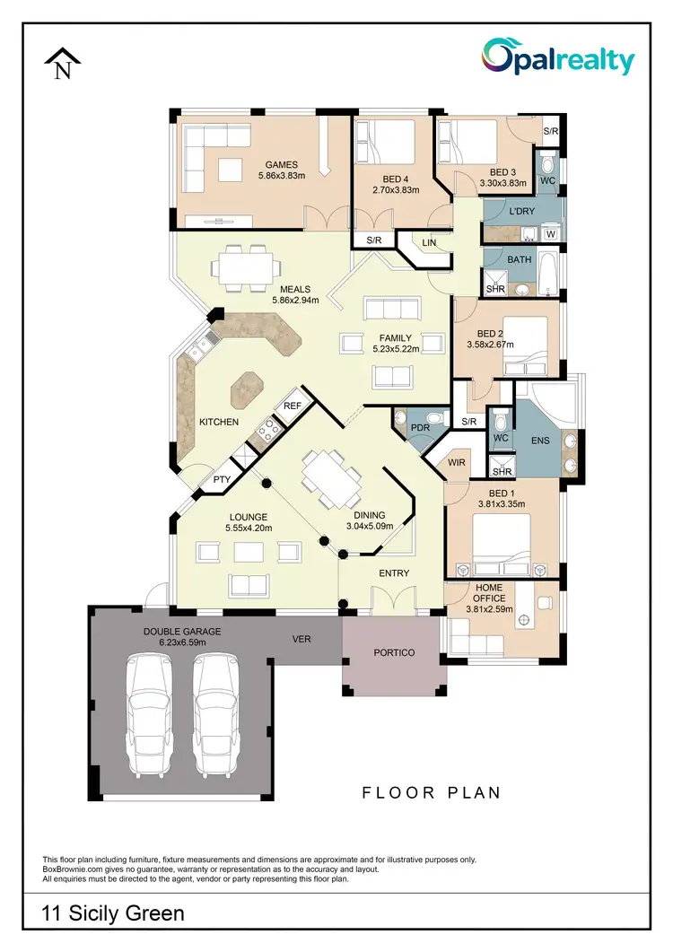 Floorplan of Homely house listing, 11 Sicily Green, Secret Harbour WA 6173