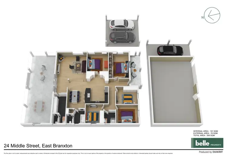 Floorplan of Homely house listing, 24 Middle Street, East Branxton NSW 2335