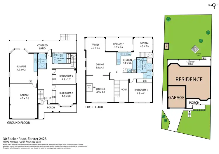 Floorplan of Homely house listing, 30 Becker Road, Forster NSW 2428