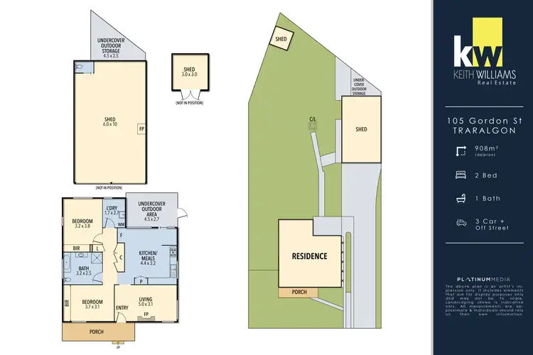 Floorplan of Homely house listing, 105 Gordon Street, Traralgon VIC 3844