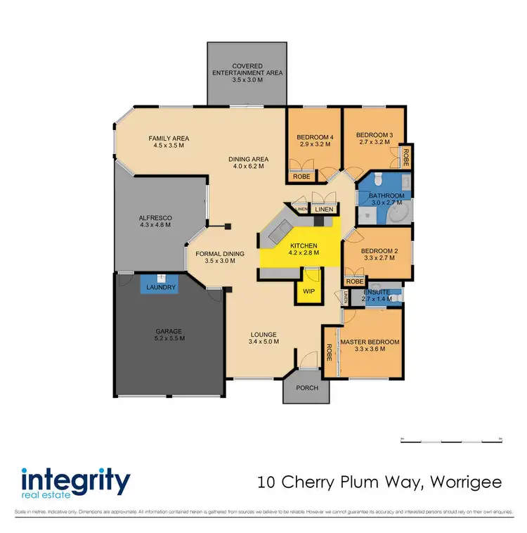 Floorplan of Homely house listing, 10 Cherry Plum Way, Worrigee NSW 2540