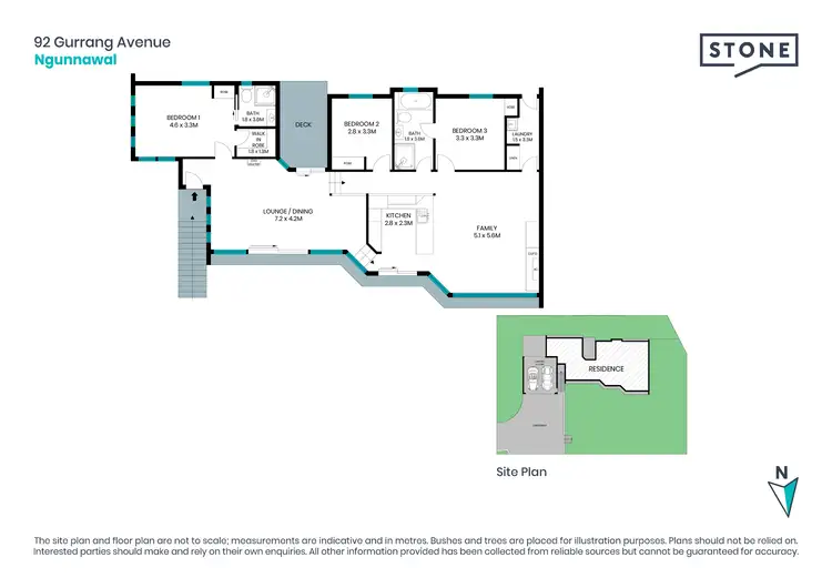 Floorplan of Homely house listing, 92 Gurrang Avenue, Ngunnawal ACT 2913