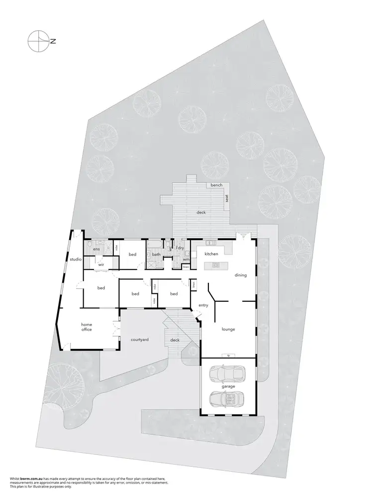 Floorplan of Homely house listing, 101 Deamer Crescent, Chisholm ACT 2905