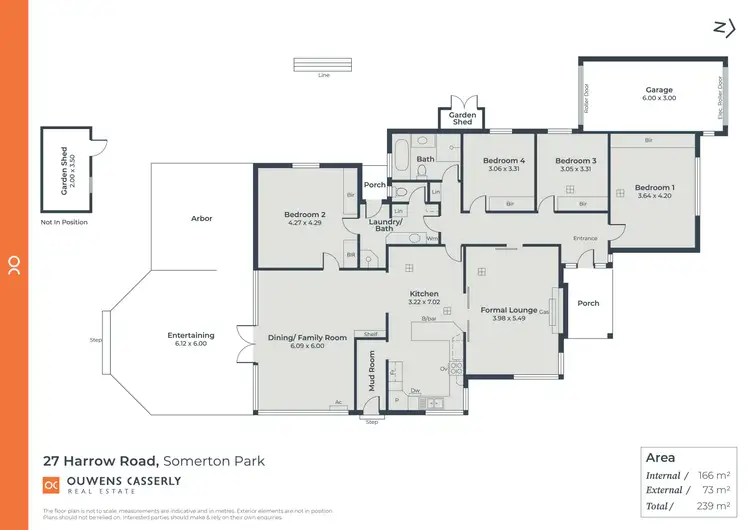 Floorplan of Homely house listing, 27 Harrow Road, Somerton Park SA 5044