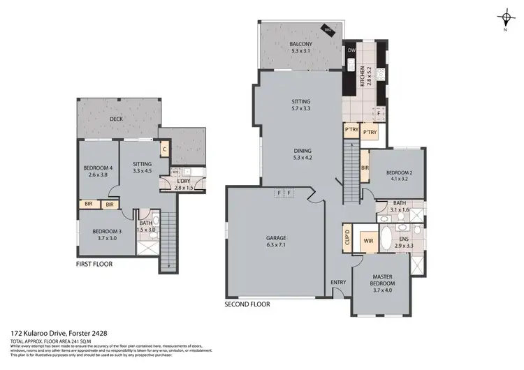 Floorplan of Homely house listing, 172 Kularoo Drive, Forster NSW 2428