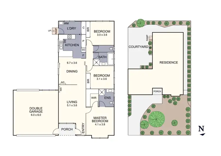 Floorplan of Homely house listing, 6 Faraday Road, Croydon South VIC 3136