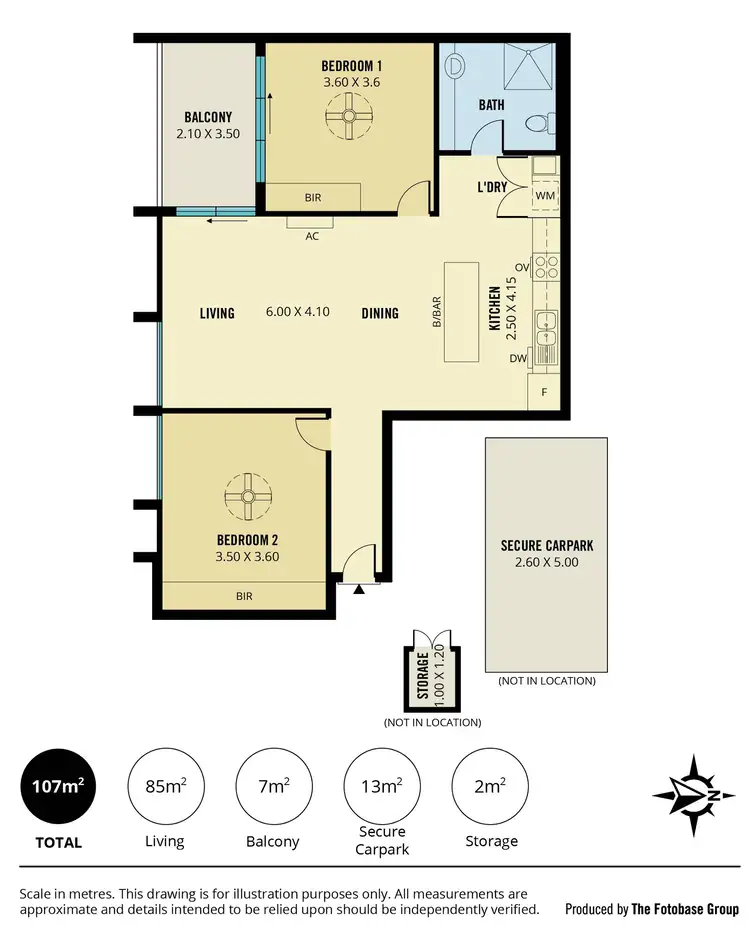 Floorplan of Homely apartment listing, 8/172 East Parkway, Lightsview SA 5085