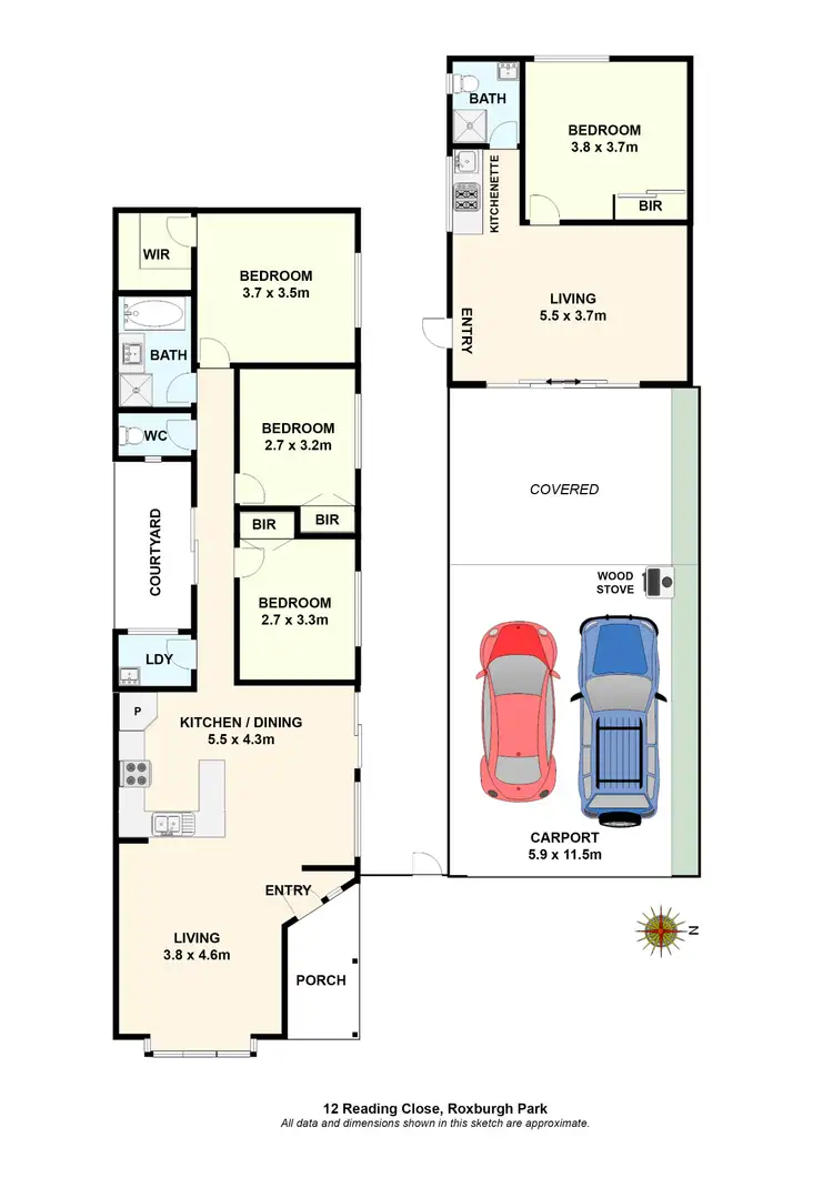 Floorplan of Homely house listing, 12 Reading Close, Roxburgh Park VIC 3064