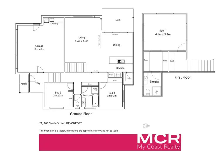 Floorplan of Homely house listing, 21/169 Steele Street, Devonport TAS 7310