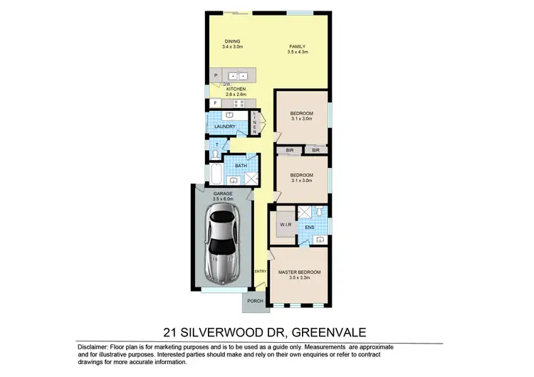Floorplan of Homely house listing, 21 Silverwood Drive, Greenvale VIC 3059