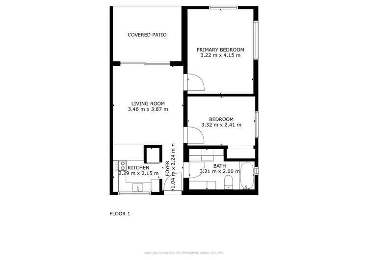 Floorplan of Homely unit listing, 8/215 McLeod Street, Cairns North QLD 4870