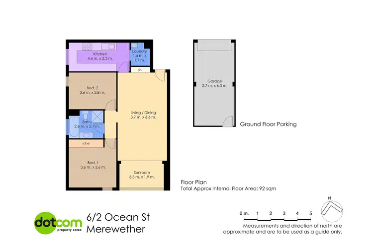Floorplan of Homely unit listing, 6/2 Ocean Street, Merewether NSW 2291