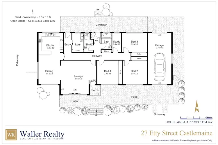 Floorplan of Homely house listing, 27 Etty Street, Castlemaine VIC 3450