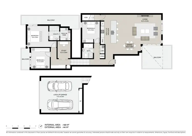 Floorplan of Homely townhouse listing, 205/110 Brougham Street, Geelong VIC 3220