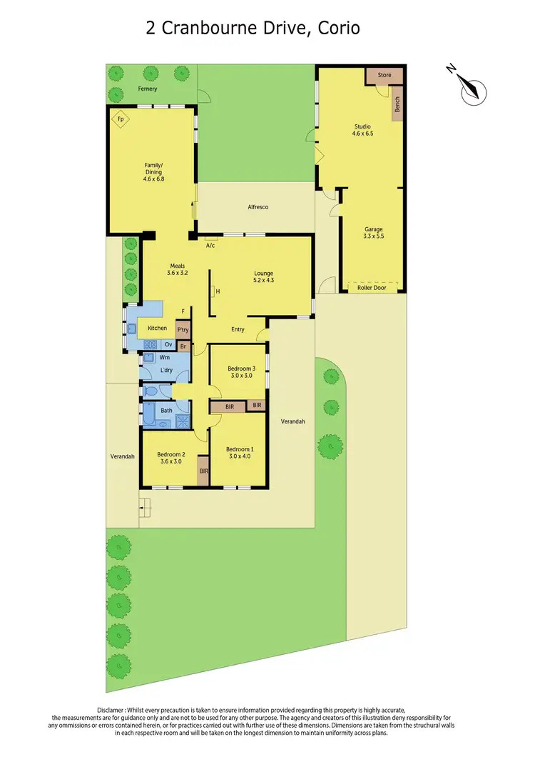Floorplan of Homely house listing, 2 Cranbourne Drive, Corio VIC 3214