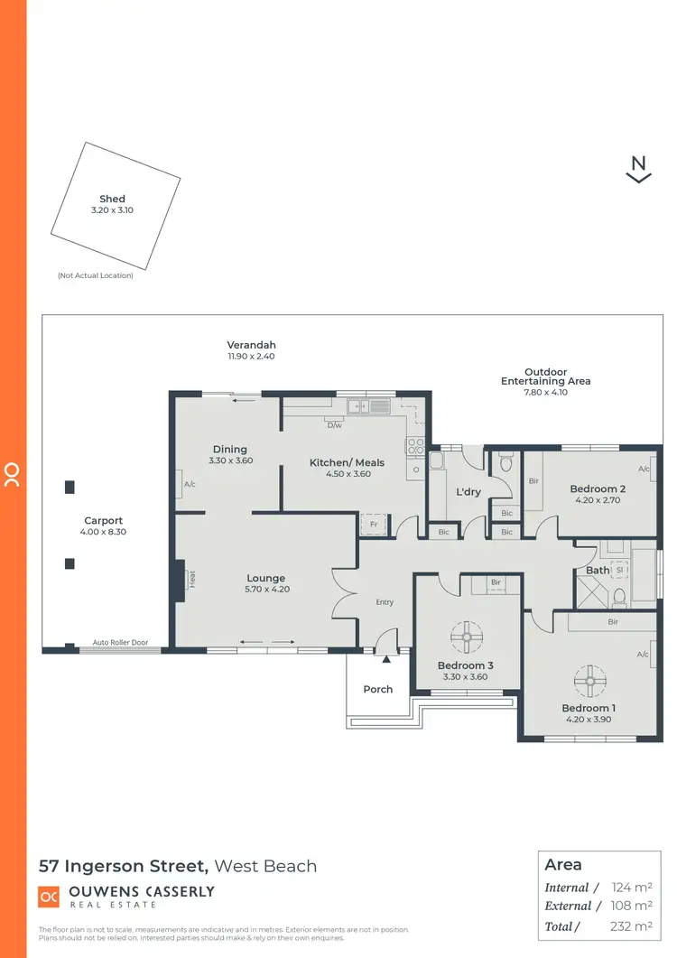 Floorplan of Homely house listing, 57 Ingerson Street, West Beach SA 5024
