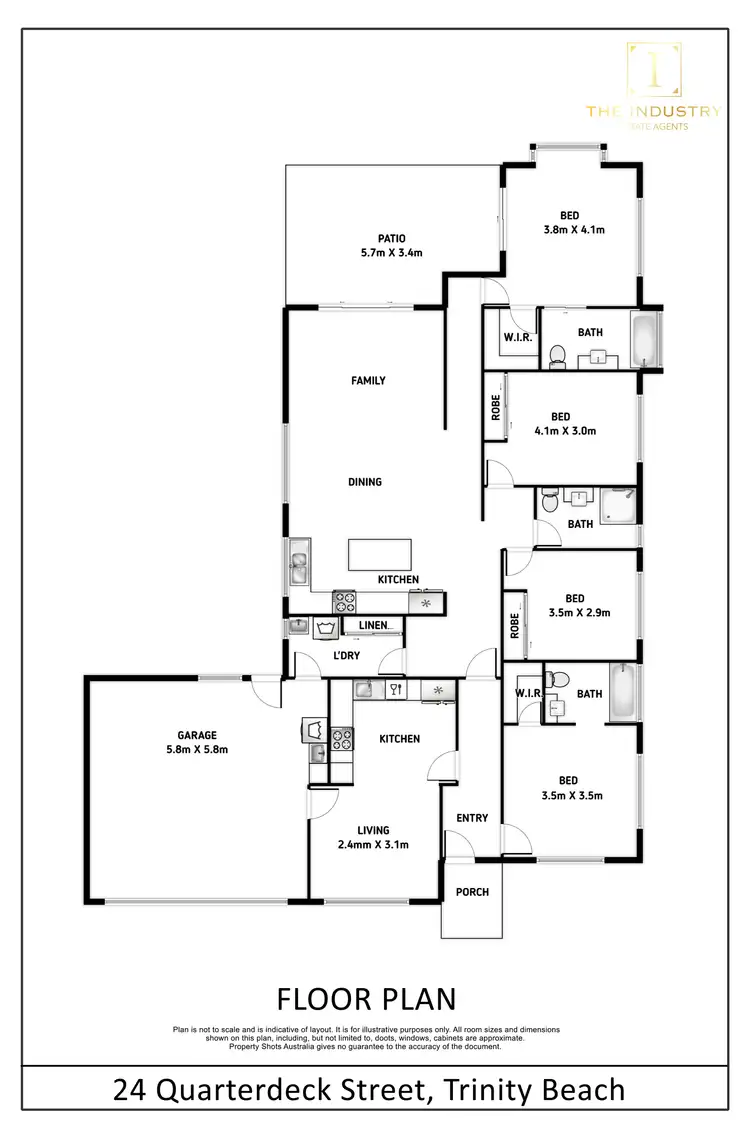 Floorplan of Homely house listing, 24 Quarterdeck Street, Trinity Beach QLD 4879