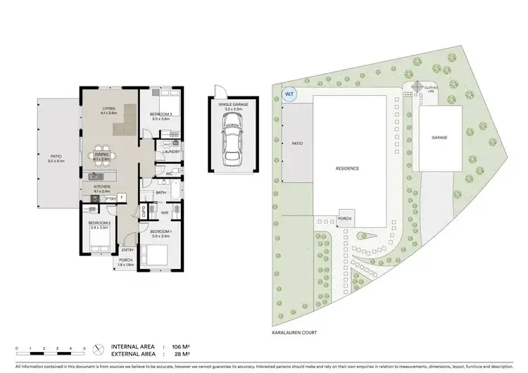 Floorplan of Homely house listing, 1/10 Karalauren Court, Lennox Head NSW 2478