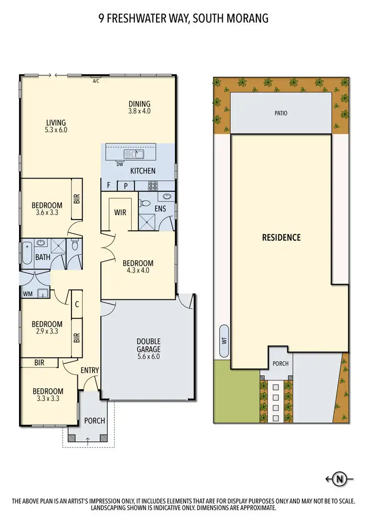 Floorplan of Homely house listing, 9 Freshwater Way, South Morang VIC 3752