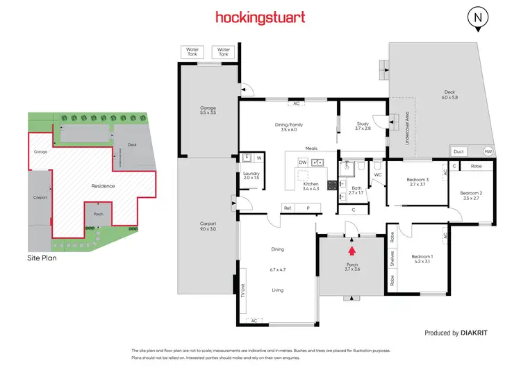 Floorplan of Homely townhouse listing, 1/6 Sanicki Court, Bentleigh East VIC 3165
