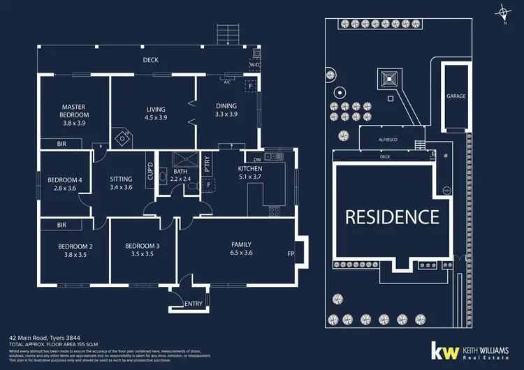 Floorplan of Homely house listing, 42 Main Road, Tyers VIC 3844