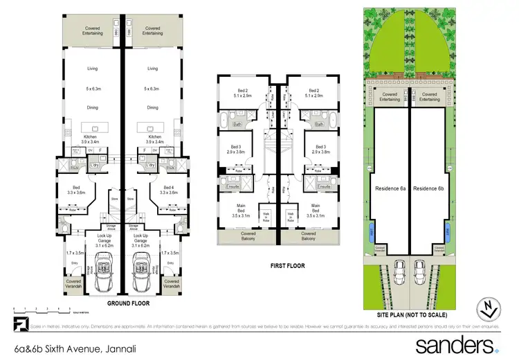 Floorplan of Homely semi-detached listing, 6A Sixth Avenue, Jannali NSW 2226