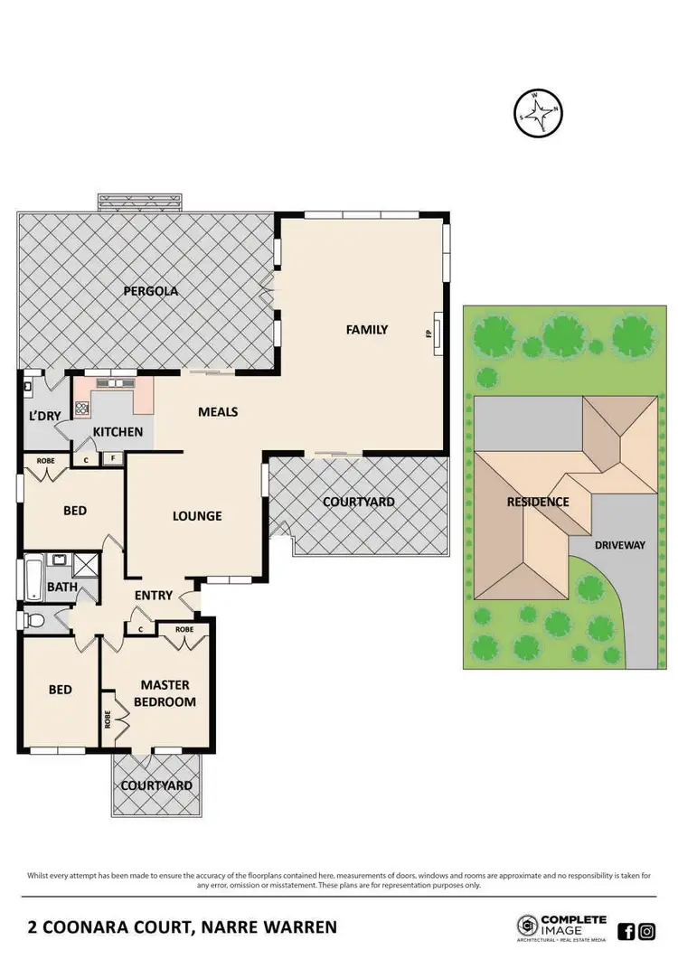 Floorplan of Homely house listing, 2 Coonara Court, Narre Warren VIC 3805