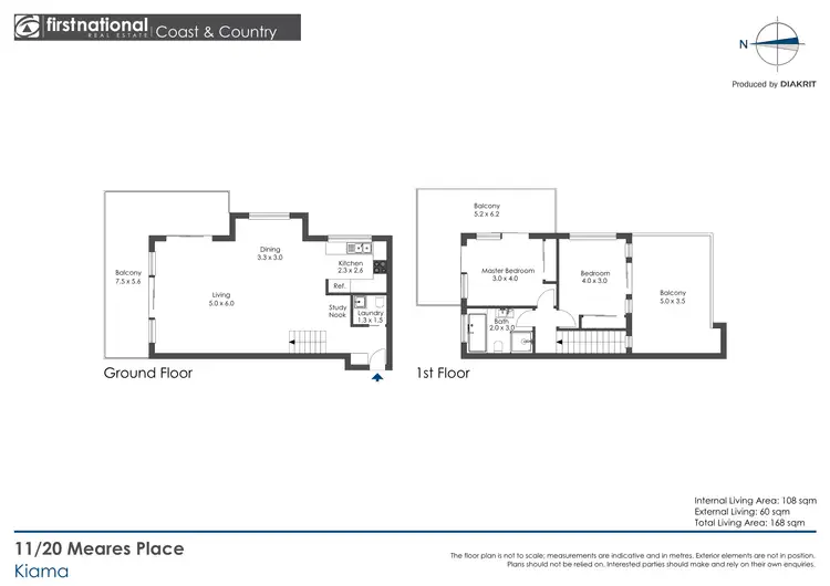 Floorplan of Homely apartment listing, 11/20 Meares Place, Kiama NSW 2533