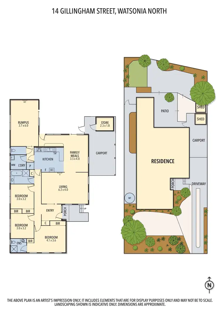 Floorplan of Homely house listing, 14 Gillingham Street, Watsonia North VIC 3087