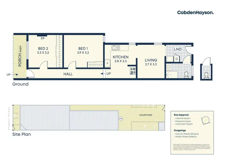 Floorplan of Homely house listing, 51 Probert Street, Camperdown NSW 2050