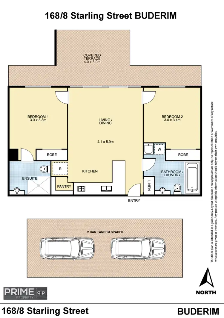 Floorplan of Homely unit listing, 168/8 Starling Street, Buderim QLD 4556