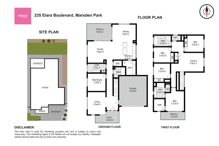 Floorplan of Homely house listing, 235 Elara Boulevard, Marsden Park NSW 2765