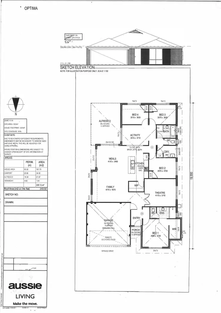 Floorplan of Homely house listing, 27 Aleria Way, Piara Waters WA 6112