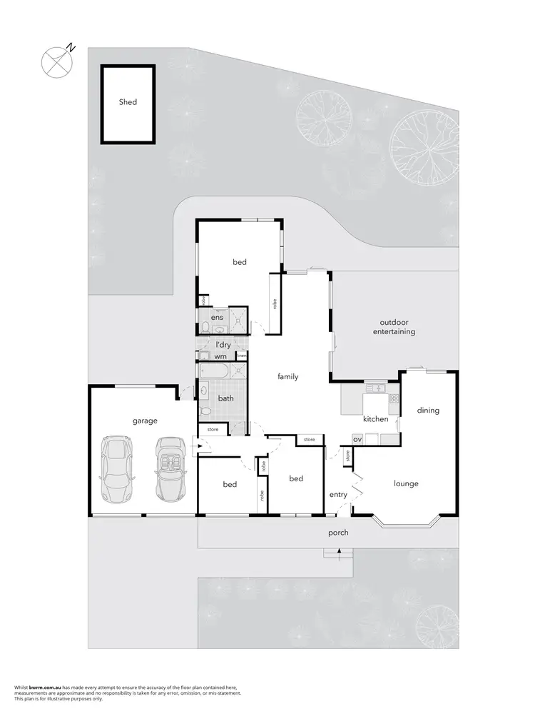 Floorplan of Homely townhouse listing, 2/31 Foxall Street, Holder ACT 2611